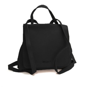 Skórzany plecaczek damski CHIC - czarny