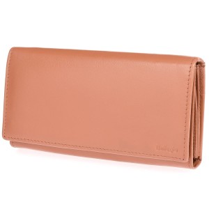 DUŻY DAMSKI PORTFEL Z RFID AD-119R-064M - wielbłądzi
