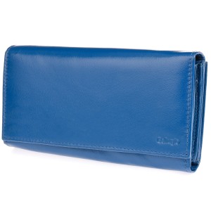 DUŻY DAMSKI PORTFEL Z RFID AD-119R-210 - ciemnoniebieski