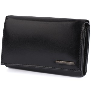 SKÓRZANY PORTFEL DAMSKI Z RFID AD-21R-068 CZARNY