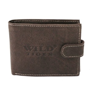 PORTFEL MĘSKI WILD TIGER AM-28-035 CIEMNOBRĄZOWY