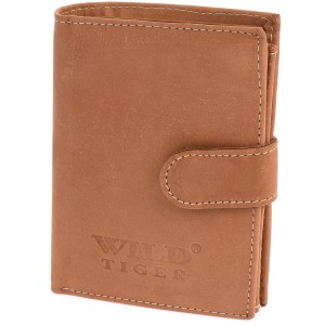 PORTFEL MĘSKI WILD TIGER AM-28-123A JASNOBRĄZOWY