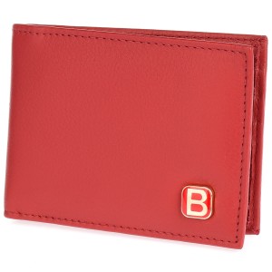 MAŁY PORTFEL-ETUI NA KARTY Z RFID AU-133R-412 CZERWONY