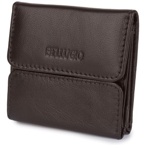 MAŁY PORTFEL AU-140R-409 CZEKOLADOWY BRĄZ