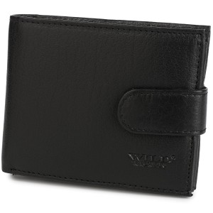 PORTFEL SKÓRZANY WILD AM-139R-032 - czarny