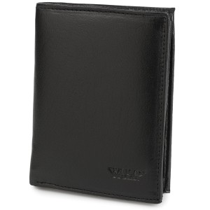 PIONOWY PORTFEL SKÓRZANY AM-139R-123 CZARNY