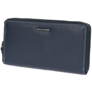 POZIOMY PORTFEL DAMSKI Z RFID ED-96R-405 - granatowy