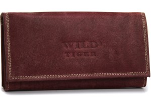 Duży portfel damski Wild Tiger ZD-28-064M Czerwony