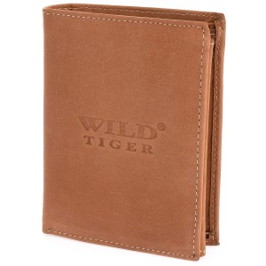 PORTFEL MĘSKI WILD TIGER AM-28-123- jasnobrązowy