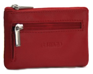 Etui na klucze ze skóry Bellugio AIR-ETUI-11 - ciemnoczerwone