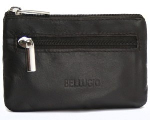 Etui na klucze ze skóry Bellugio AIR-ETUI-03 - ciemnobrązowe