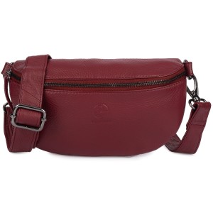 ŚREDNIA SASZETKA DAMSKA DB-142-821-287 - ciemnoczerwona