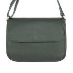Skórzana listonoszka damska mała - zielona TB-124-794