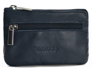 Etui na klucze ze skóry naturalnej Bellugio - granatowe AIR-ETUI-03