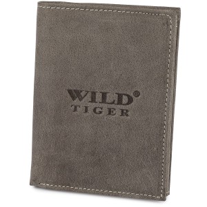 PORTFEL MĘSKI WILD TIGER AM-28-123- ciemnoszary