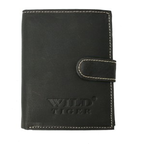 SKÓRZANY PORTFEL MĘSKI AM-28-073 - black