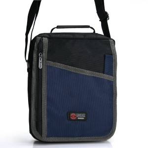 Saszetka na ramię z nylonu Sanchez Casual GHH-8030 - czarno-granatowa