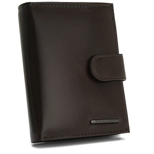 SKÓRZANY PORTFEL MĘSKI BELLUGIO RFID AM-21R-072A - czarny