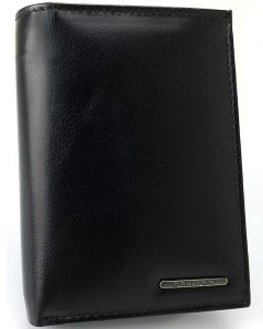 SKÓRZANY PORTFEL MĘSKI BELLUGIO RFID AM-21R-123 CZARNY