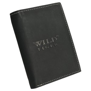 PORTFEL MĘSKI WILD TIGER AM-28-123 - czarny