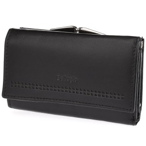 MAŁY DAMSKI PORTFEL SKÓRZANY RFID AD-118R-401 CZARNY