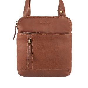 TORBA MĘSKA SKÓRZANA TBM-127-792 - jasnobrązowa