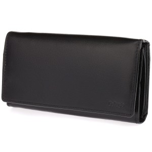 DUŻY DAMSKI PORTFEL Z RFID AD-119R-064M CZARNY