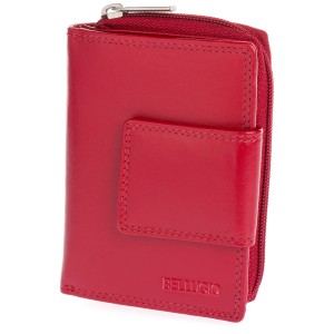 MAŁY PORTFEL DAMSKI Z RFID AD-10R-332 CZERWONY